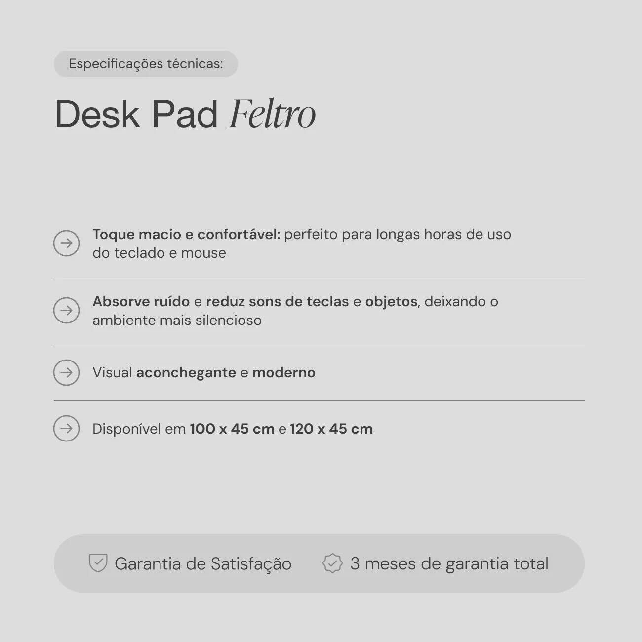 Desk Pad Feltro 12