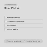Desk Pad Couro Ecológico 5
