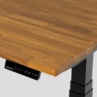 Mesa com Regulagem de Altura GenioDesk ART - Tampo em madeira Teca 9